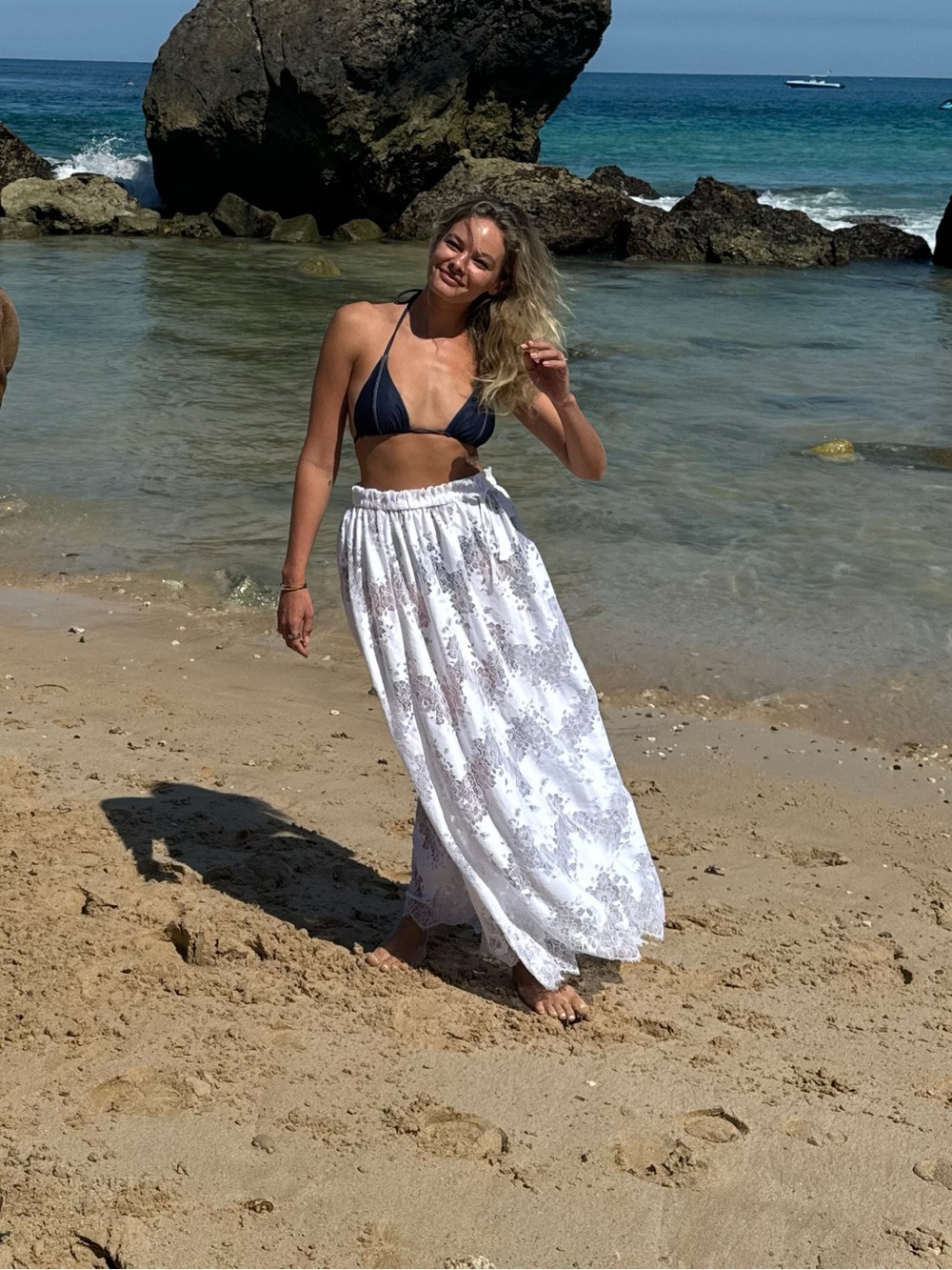 White Maxi Skirt